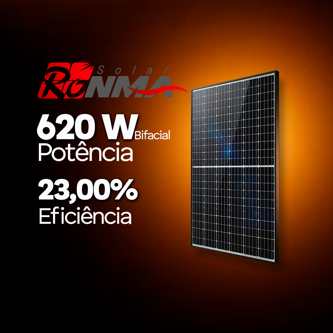 RONMA 620 W BIFACIAL N-TopCon RM-620W-182R/132TB-CF FRAME COMPOSITO ...